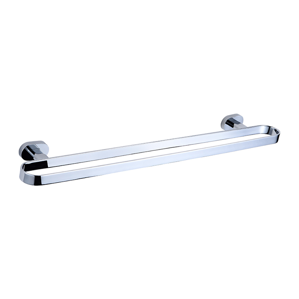 OJ-G1309L Bathroom Double Towel Rack Wall Mounted Modern Towel Holder Brass Bathroom Accessories