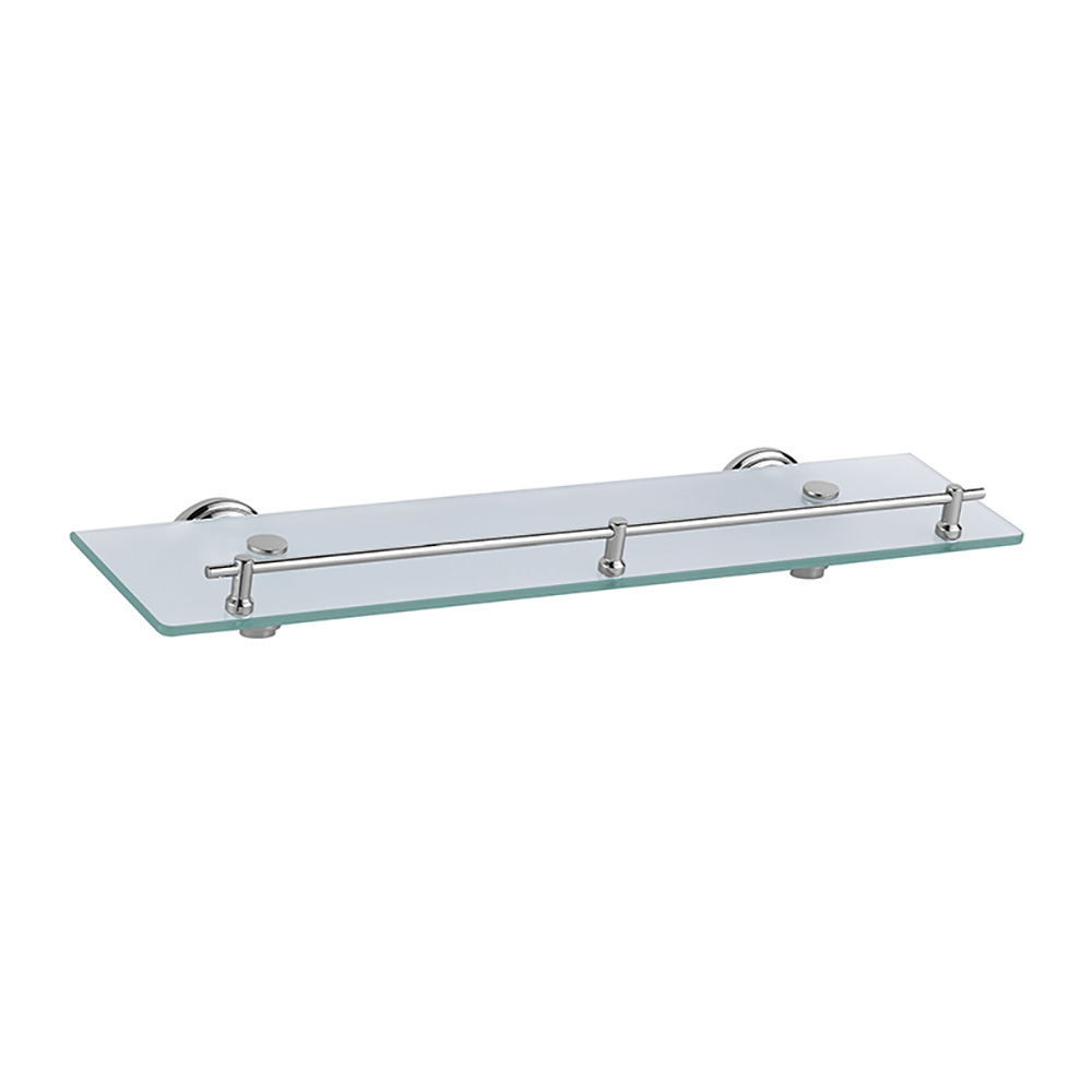 OJ-L4203J Glass Shelf 1 Tier Bathroom Caddy Bath rust-proof Wall Mount Zinc Alloy Bathroom Accessories