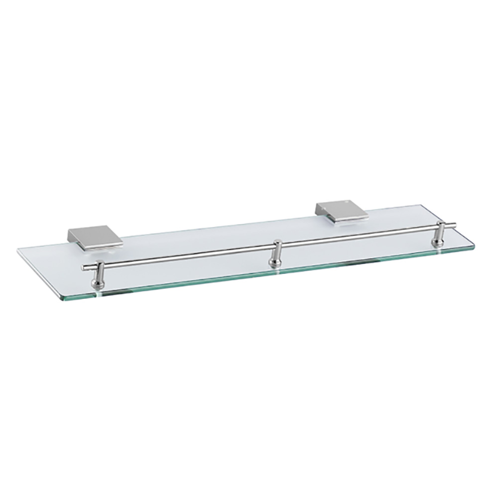 OJ-L8603J Glass Shelf 1 Tier Bathroom Caddy Bath rust-proof Wall Mount Zinc Alloy Bathroom Accessories