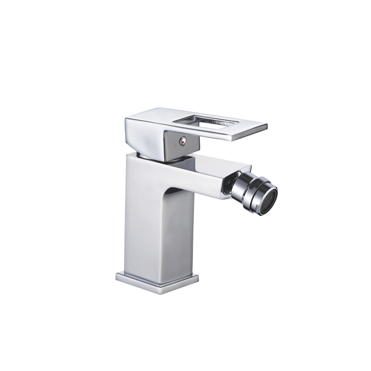 OJ-J2593H Square Faucet Safe Water Supply Lavatory Vessel Faucet for 1 Hole Bathroom Sink Faucet Deck Mounted Stainless Steel Basin Faucet