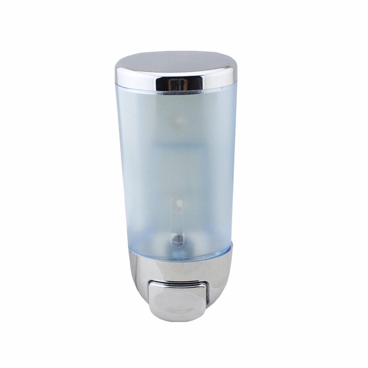 OJ-YL23C Bathroom 300ml ABS Chrome Manual Liquid Soap Dispensers Visual Window Sanitary Wall Mounted Liquid Soap Dispense