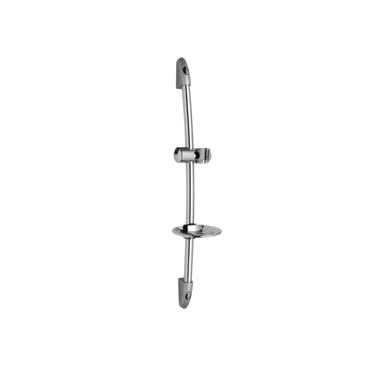 H120C Shower Slide Bar for Bathroom with Adjustable Handheld Shower Holder Wall Mount Polished Shower Sliding Bar