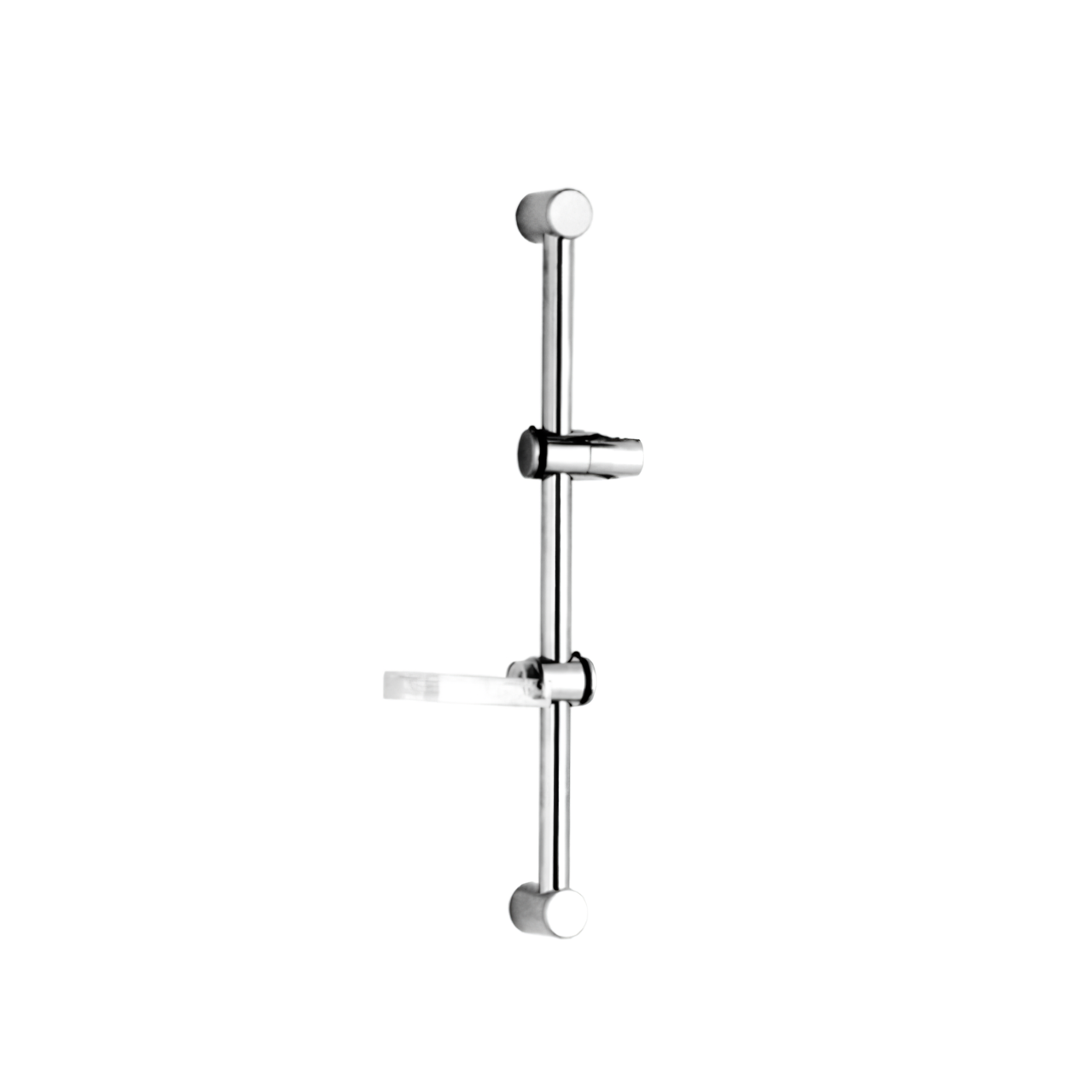 H131C Wall Mounted Chrome Sliding Bar Adjustable Handheld Shower Head Rail Slider Holder Shower Sliding Bar