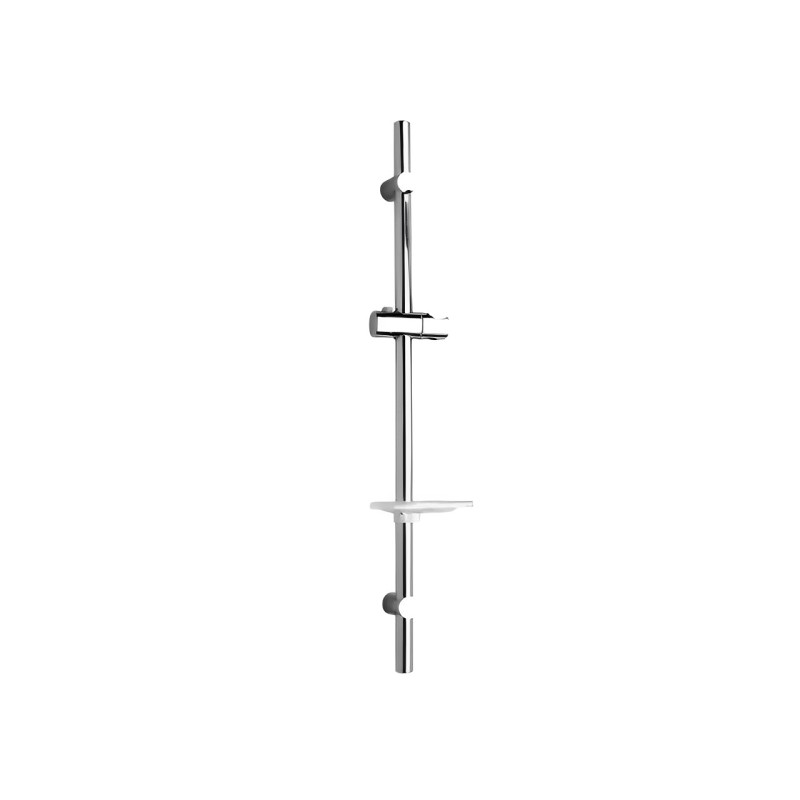 H115C Wall Mounted Chrome Sliding Bar Adjustable Handheld Shower Head Rail Slider Holder Shower Sliding Bar