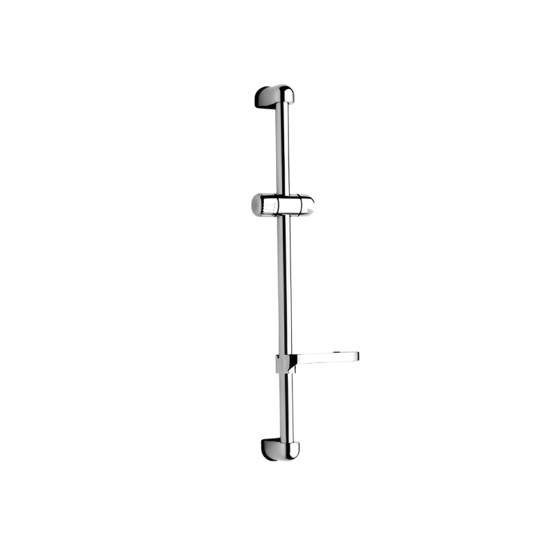 H128C Slide Bar Wall Mount Bathroom Slide Bar and Holder with Adjustable Handheld Shower Head Holder Polished Chrome Shower Sliding Bar